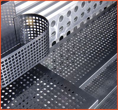 Perforated retail fixtures