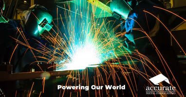 Welder working in the power generation industry