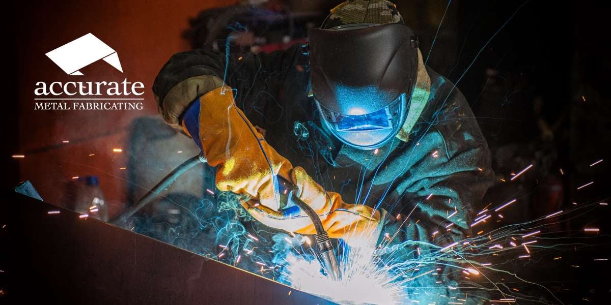 Welder in a metal fabrication shop