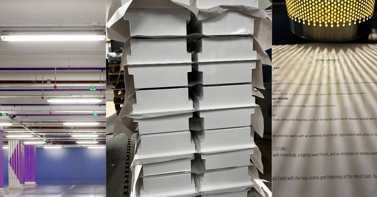 examples of domestic lighting fabrication