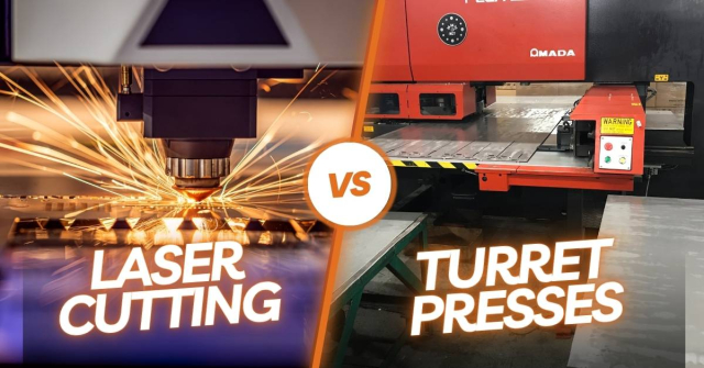 laser cutting vs turret presses