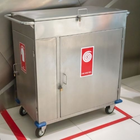 stainless steel cart